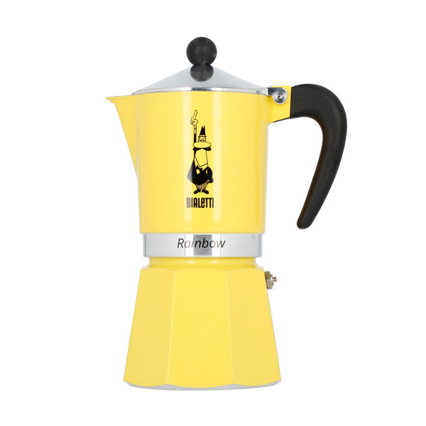 Bialetti Moka Express rote Kaffeemaschine mit 6 Portionen